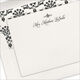 Open Flourish Letterpress Flat Note Cards Image 4 of 4
